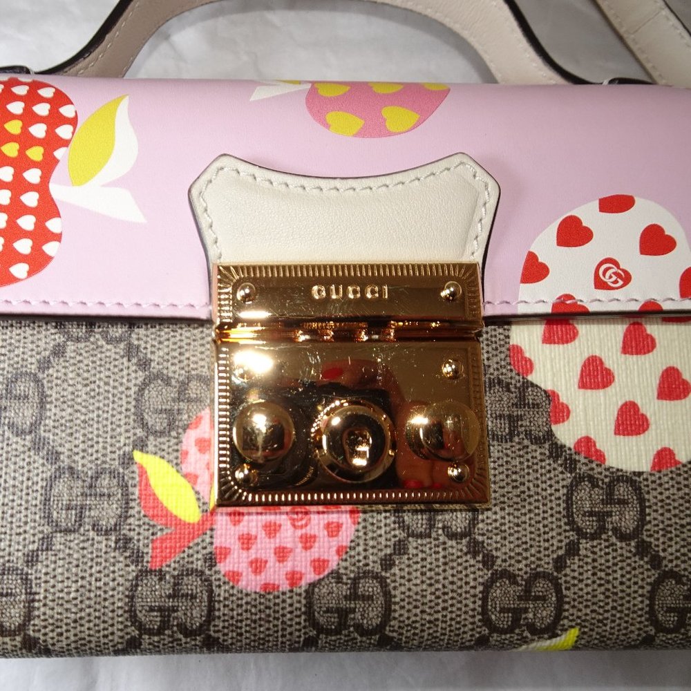 Gucci Les Pommes Padlock Mini Bag Apple 652683 - Picture 9 of 14